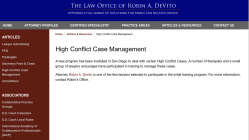 High-Conflict Case Mgmt|SanDiego atty Robin A Devito (imgs added in update of 5-10-2012 post quoting this) ~~>2018May14 Mon @3.26.54 PM